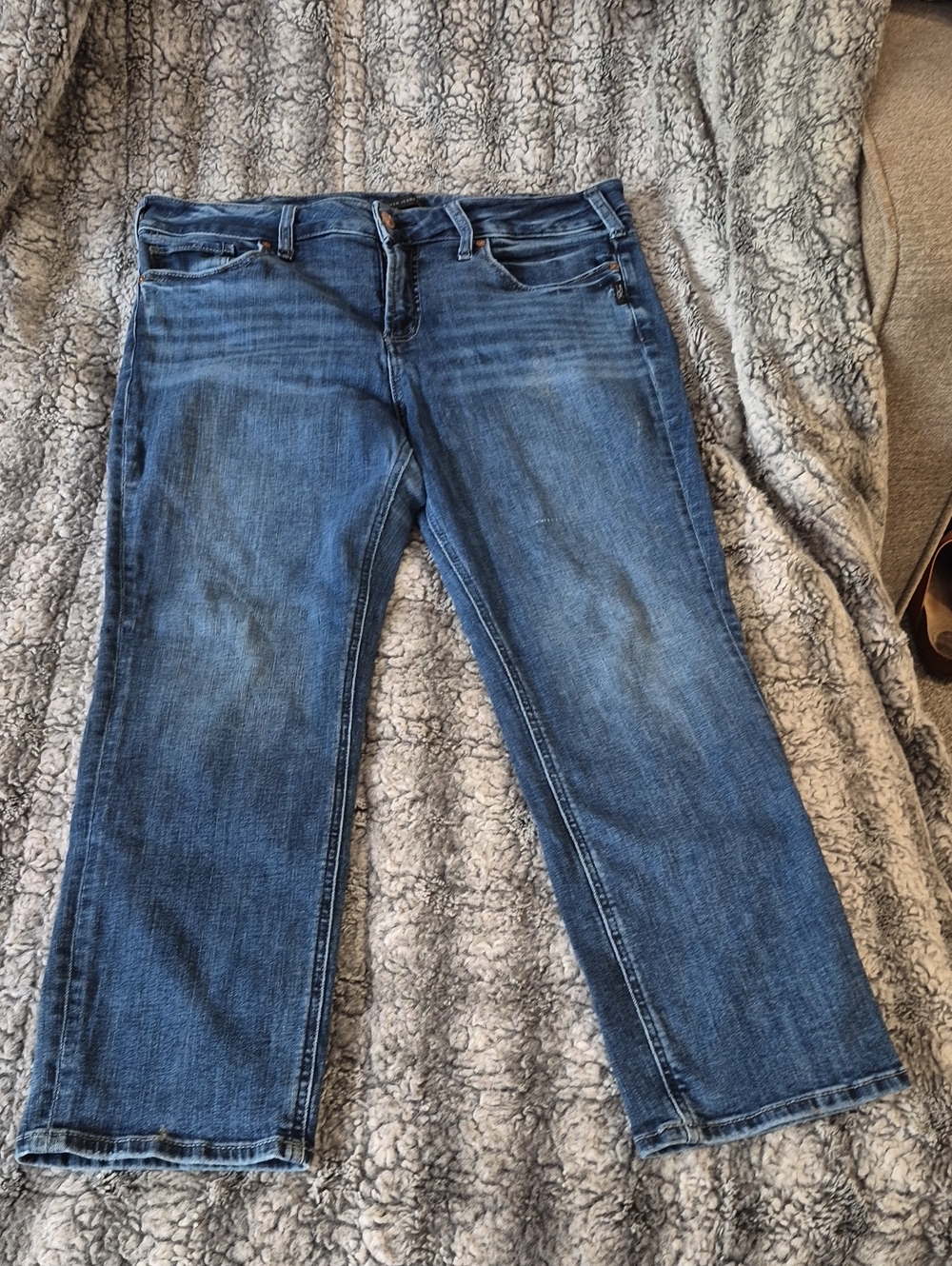 Silver Jeans 🖤 Straight Leg Dark Blue Denim (811)